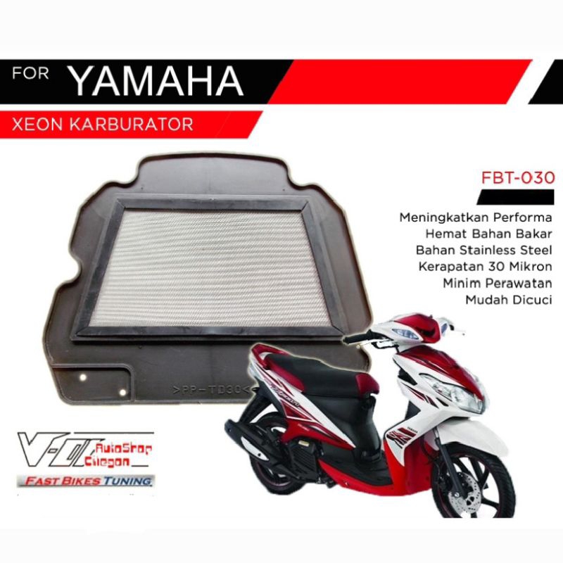 Filter Udara Yamaha Xeon RC / Xeon Gt 125 / Xeon Karbu - Fast Bikes Tuning Air Filter
