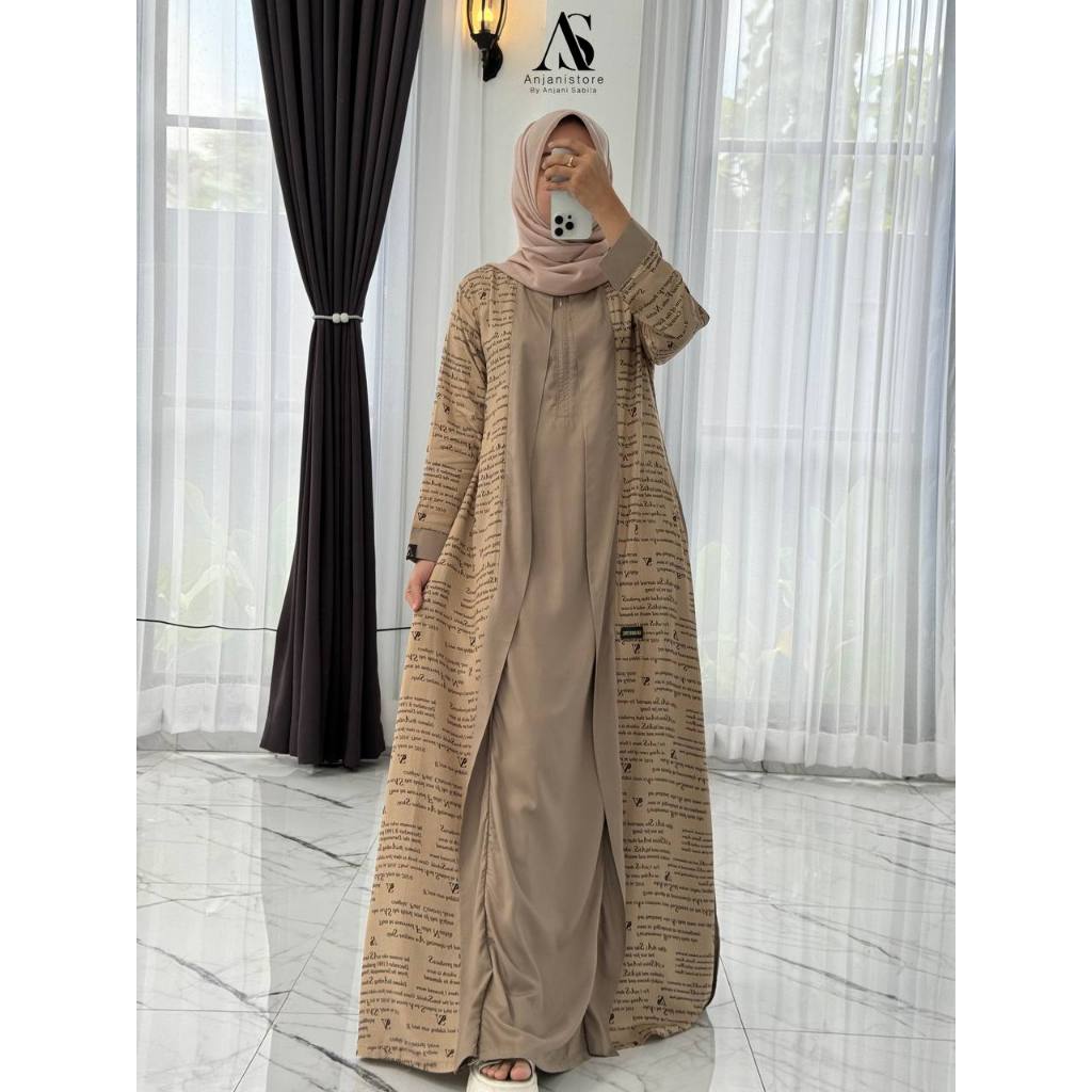 ANJANI GAMIS DRESS MILLO KORAN TWILL UNIQLO MIX RAYON