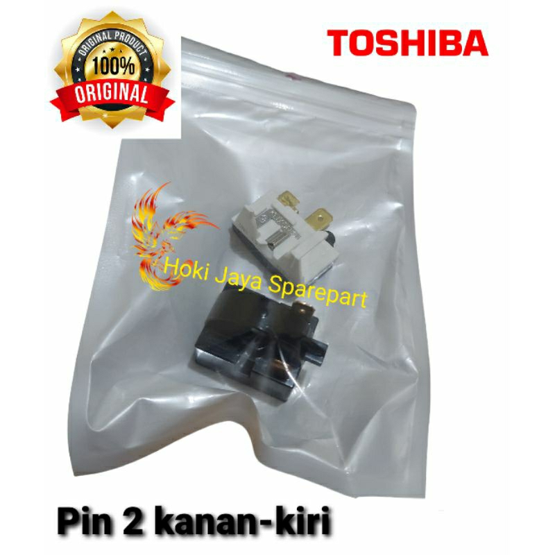 Relay Ptc Overload Original Kulkas Toshiba 2 pintu / rilay kulkas Toshiba 2 pintu