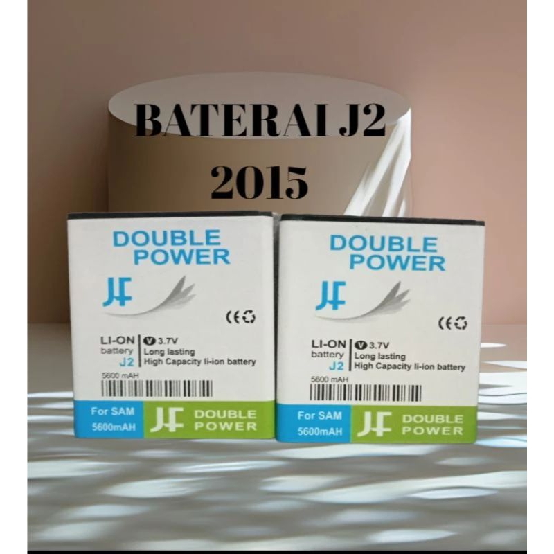 Battery/Baterai Samsung J2 2015/J200G/J2 2016 Dobel power asli jf 5600 mah