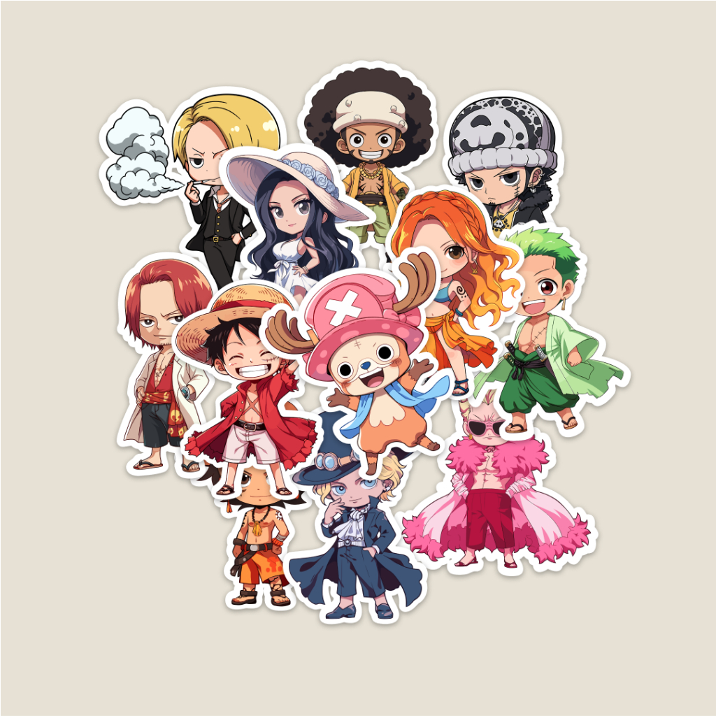 

Sticker One Piece Vinyl Waterproof (12 pcs)