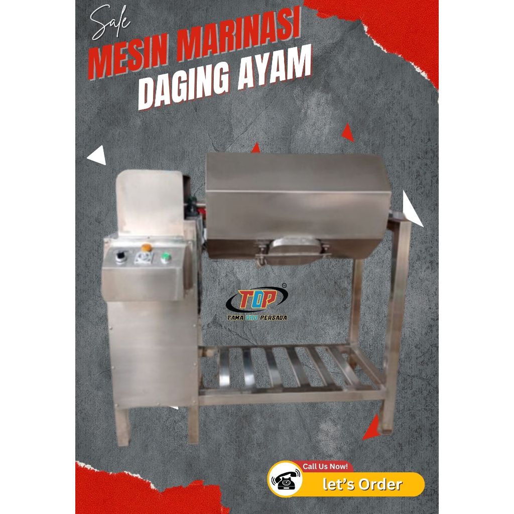 Mesin Marinasi Ayam - Marinasi Daging 10kg/Proses