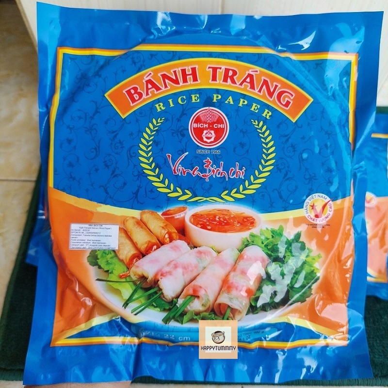 

Rice Paper Banh Trang 22 cm isi 5 lembar Kulit Lumpia Vietnam Spring Roll Salad Wrap/Rice Paper Bulat 200gr (20 lembar) / rice paper bulat / Kulit Lumpia Vietnam Rice Paper