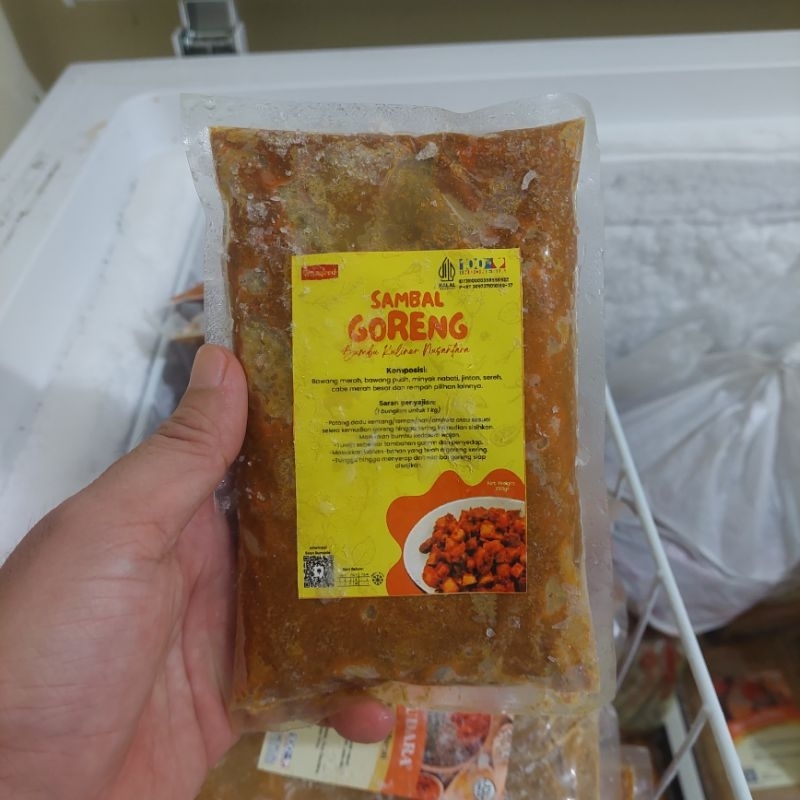 

Bumbu Sambal Goreng Bumbu Basah Kemasan 1/4 Kg (250 gr), Bumbu Instan, Sambal Goreng, Bumbu Sambal Goreng Enak