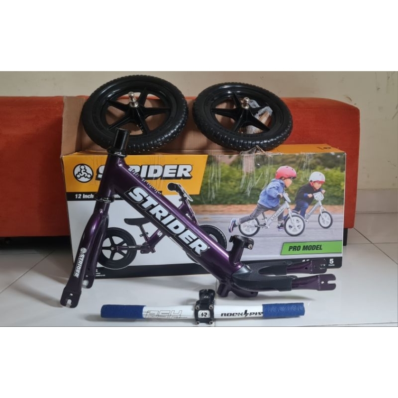 PRELOVED FULLSET STRIDER PRO METALLIC PURPLE