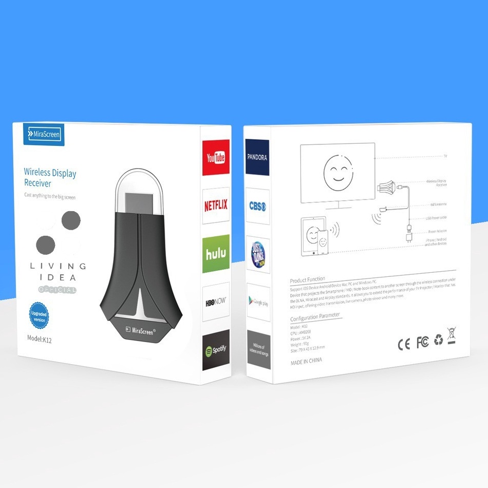 el Baru JSq Anycast Mirascreen K12 Anycast Auto Switch Untuk Androd atau IOS  46254  el Baru