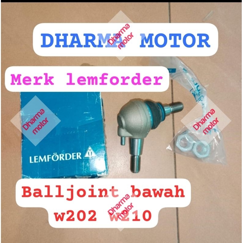 BALLJOINT BAWAH W210 W 202 MERK LEMFORDER LOWER BALLJOINT PART MERCEDES BENZ