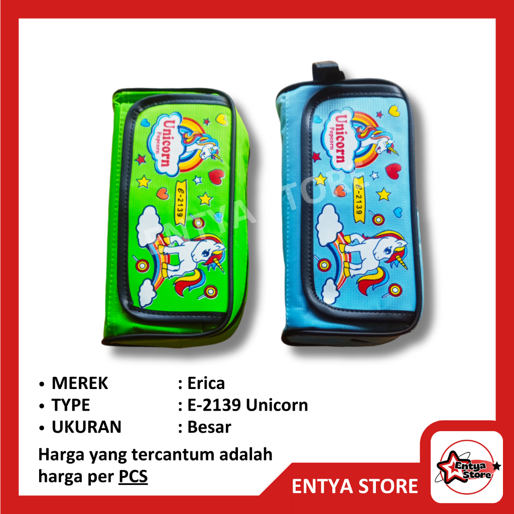 

Tempat Pensil Resleting ERICA Besar E-2139 UNICRON (1 Pcs)