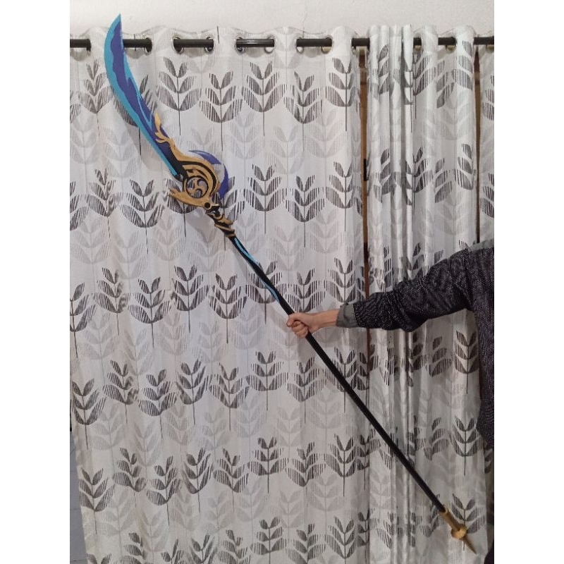 Weapon cosplay tongkat Raiden Shogun Karakter genshin impact cosplay mainan