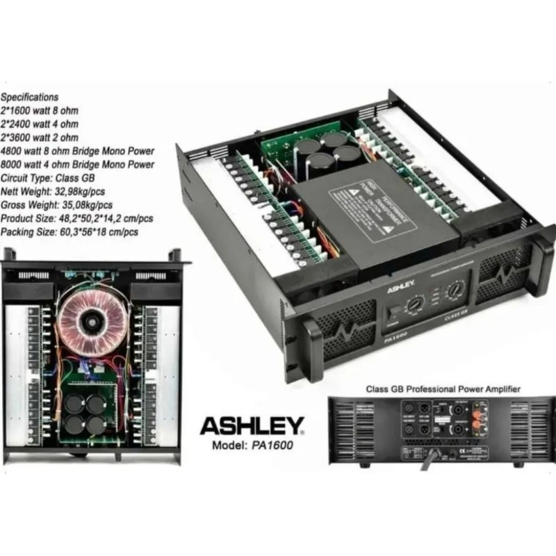 power ashley pa1600 orignal pa 1600