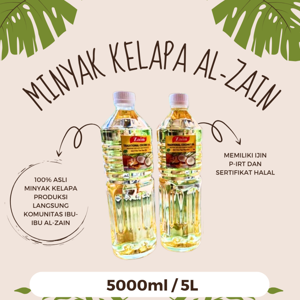 

Minyak Goreng Kelapa Al-Zain ( 5000ml / 5L )