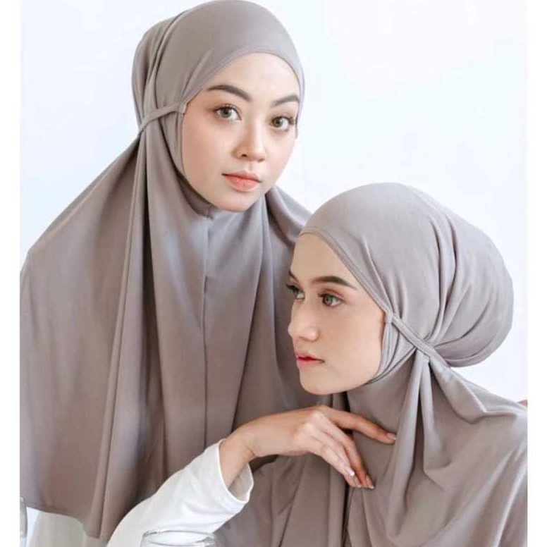 Best Seller HIJAB BERGO JERSEY TALI SIZE L  HIJAB INSTAN JERSEY TALI L  BERGO JERSEY TALI