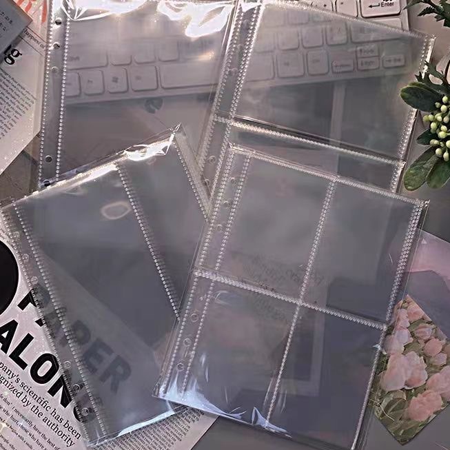 Dijamin Ori album photocard Clear Sleeve 1 lembarSet binder photocard Ukuran A5A6 Tebal 6 Ring Photo