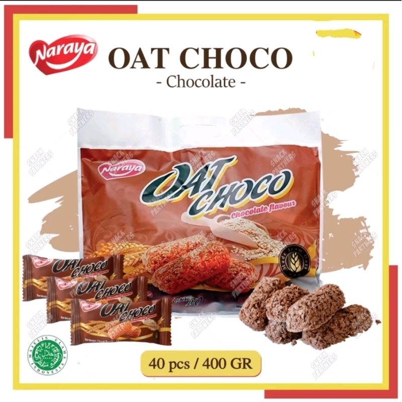 

Naraya Oat Choco Sereal 400gr/40pcs