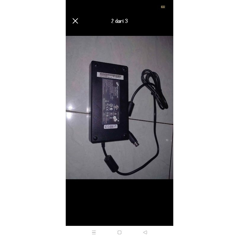 ADAPTOR 19V 9,47A 19 VOLT 9,47 AMPERE SEKEN NORMAL