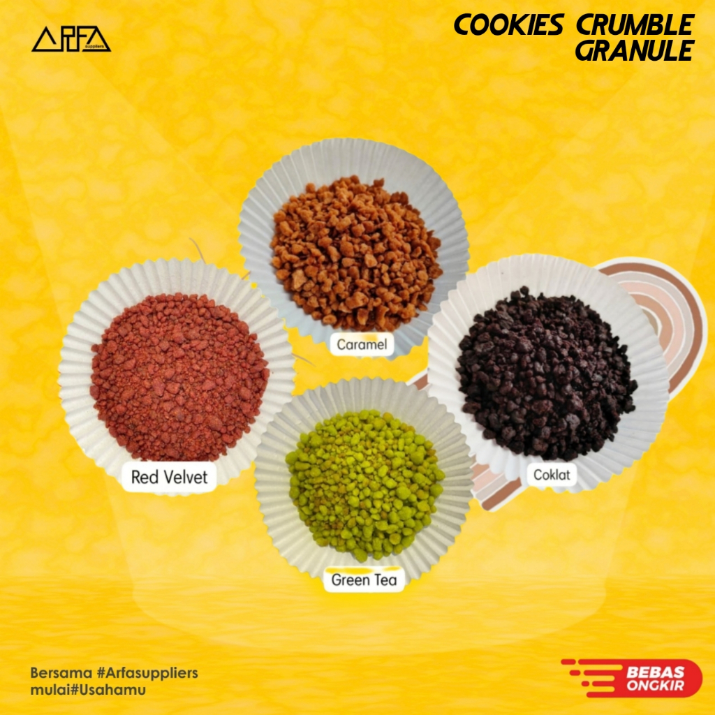 

Cookies Crumble granule donat kue minuman 1 kg