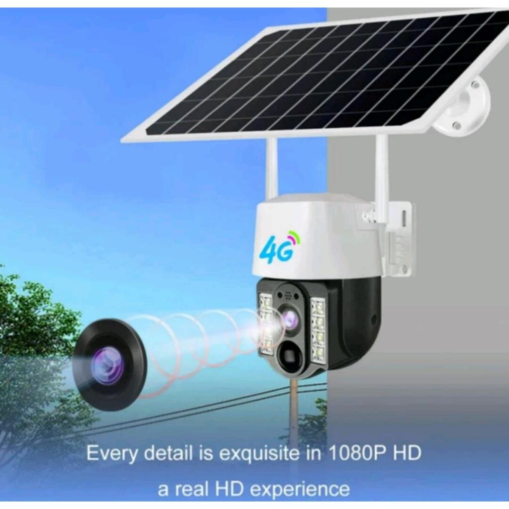 CCTV V380 OUTDOOR PANEL SOLAR CAMERA HD 1080
