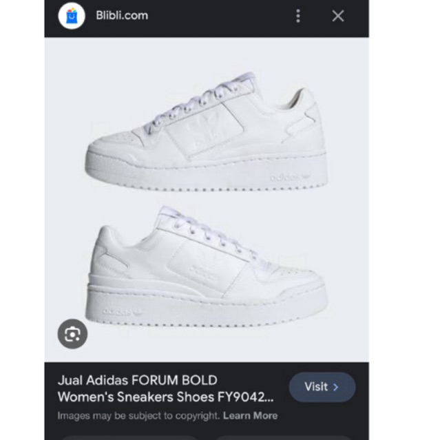 Preloved adidas forum bold shoes uk 6.5 women