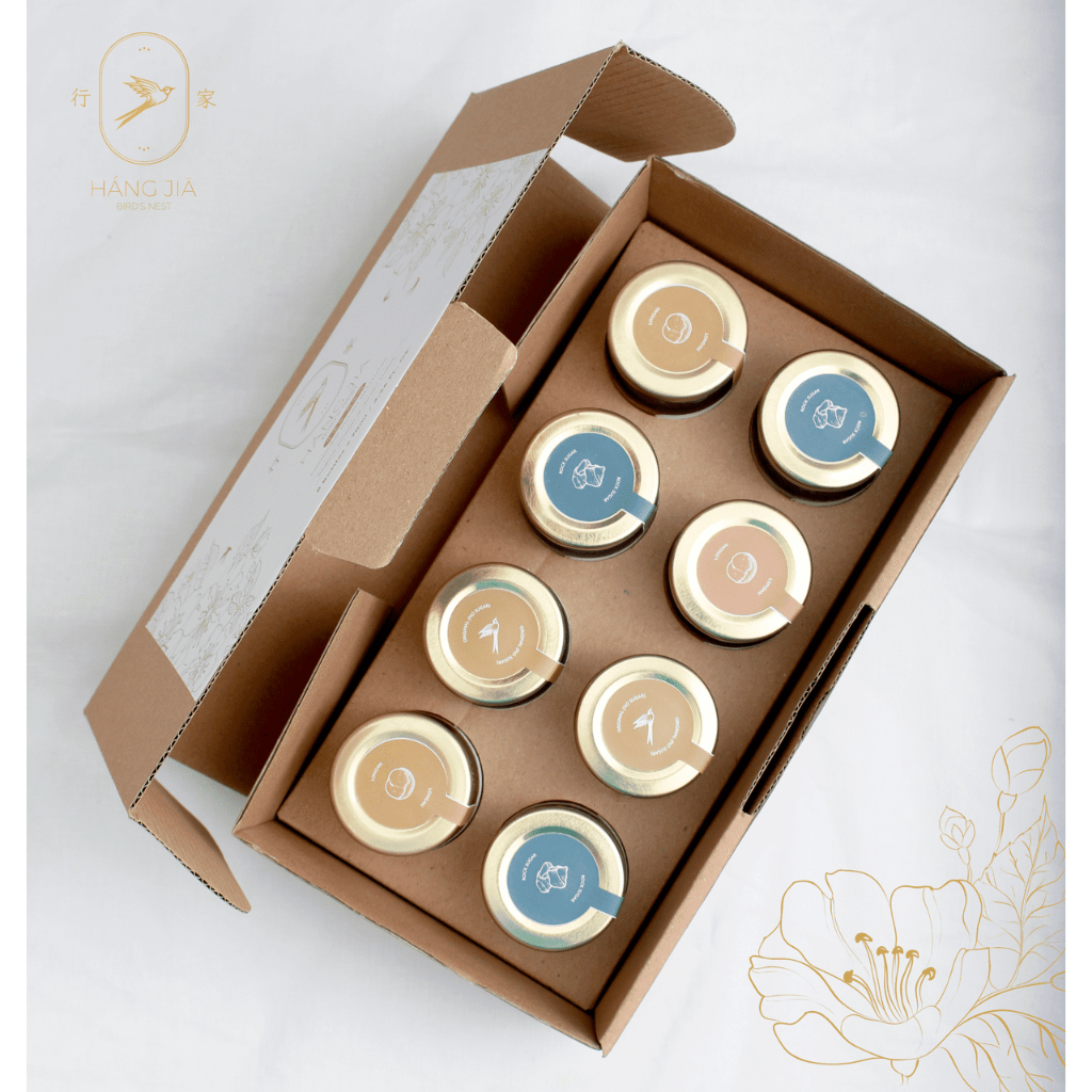 

Minuman Sarang Burung Walet Murni - Box of 8 HangJia Bird's Nest