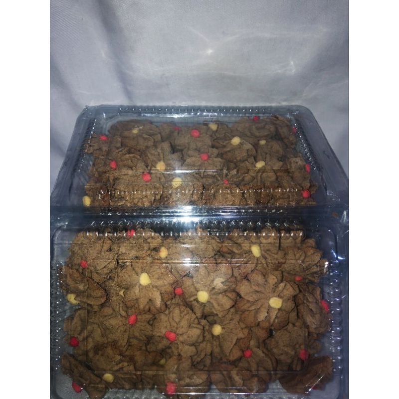 

Kue semprit coklat spesial lebaran