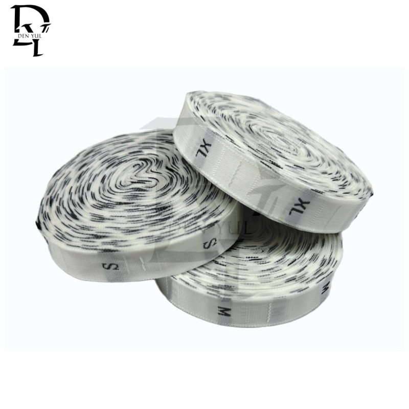 LABEL SIZE BORDIR HITAM PUTIH / ANGKA UKURAN PAKAIAN