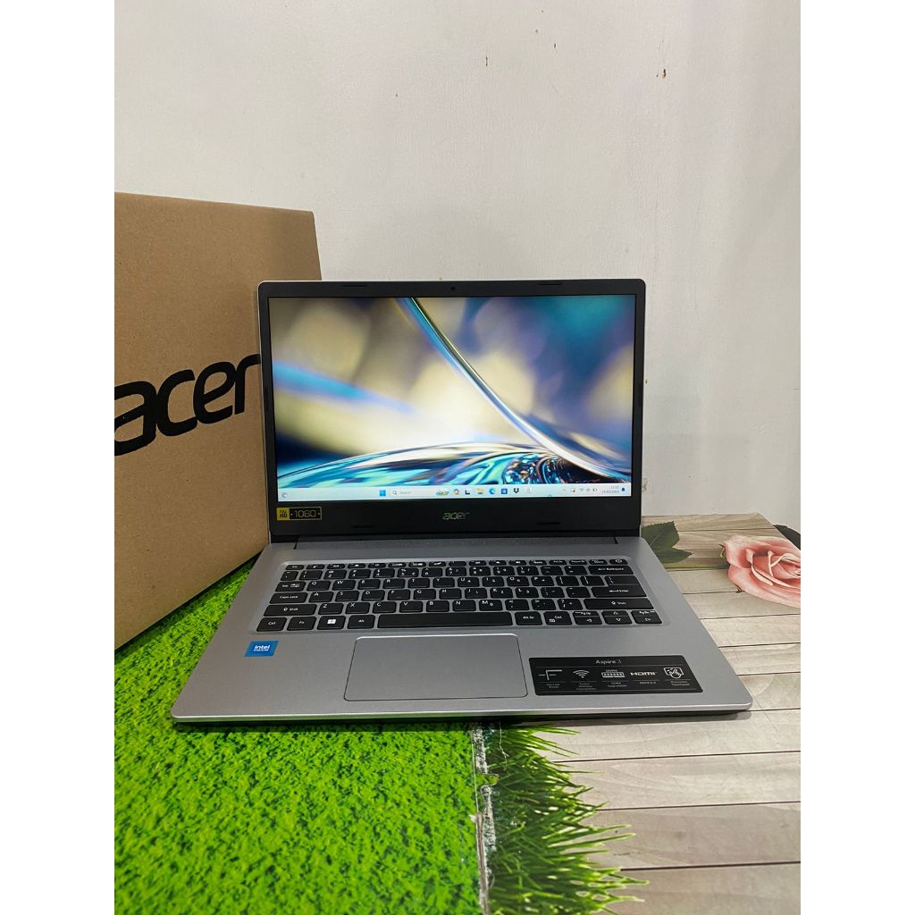 LAPTOP BARU ACER ASPIRE 3 A314-35 Ram 8GB/512 SSD Win.11-14"FHD Slim Murah