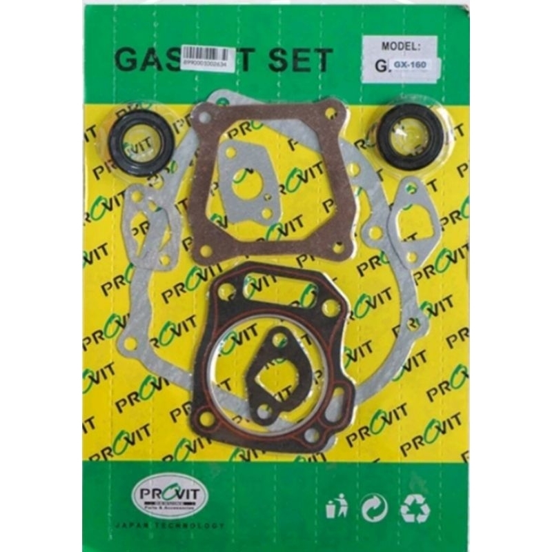Packing Set Komplit / Gasket Set Pak Set Engine Mesin GX 160 GX 200 / GX160 GX200 Mesin Waterpump Wa