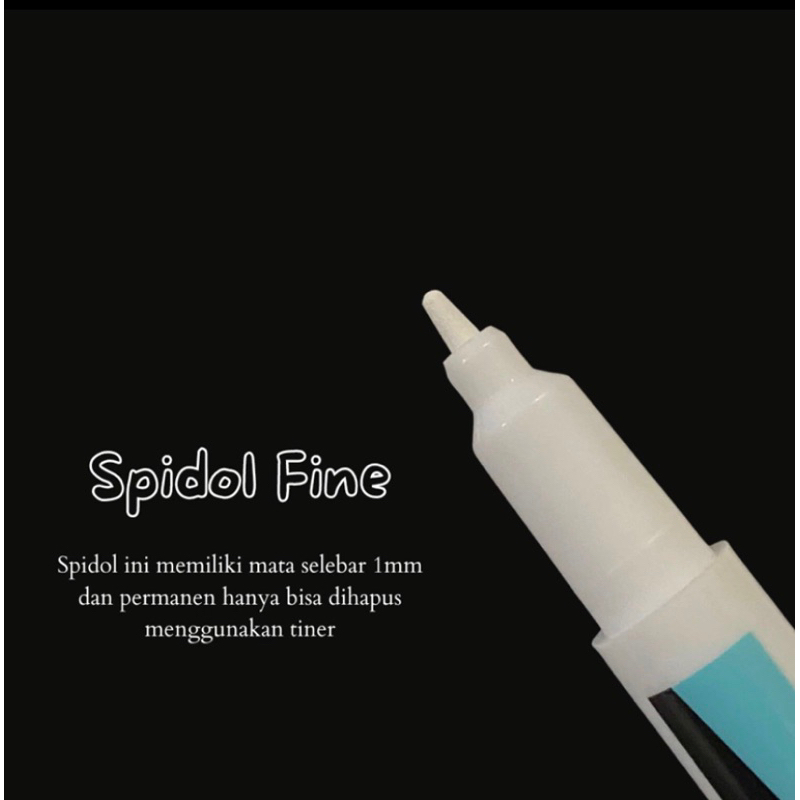 

[GASKA] Spidol Fine 1mm | Spidol Akrilik Putih Permanen