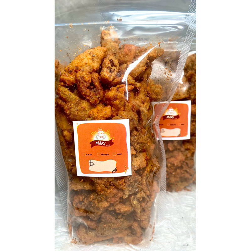 

KULIT AYAM CRISPY BALADO DAUN JERUK (SEDANG)