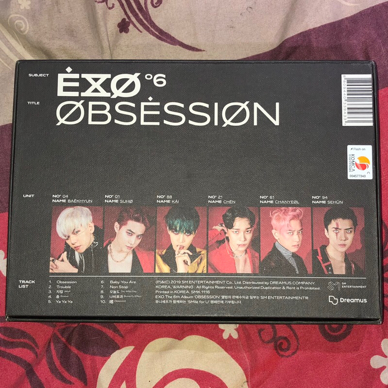 ALBUM EXO OBSESSION KPOP