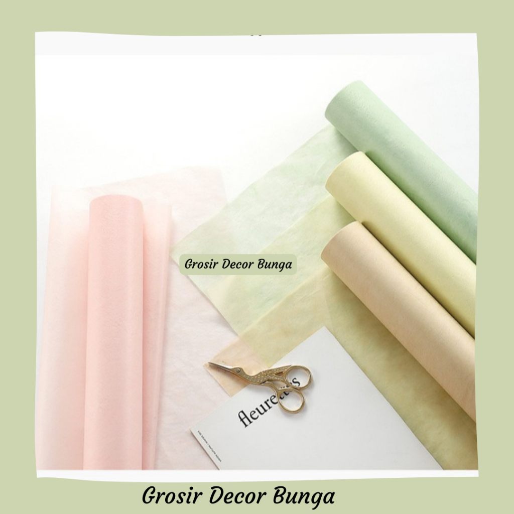 1 Roll Cotton Wrapping / Tissue Bunga / Wrapping Paper TISSUE PAPER FLOWER WRAPPING PREMIUM N
