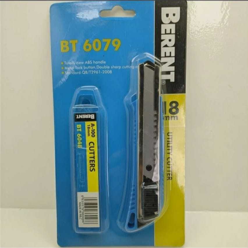 

PISAU CUTTER HEAVY DUTY + ISI REFILL 10 PCS