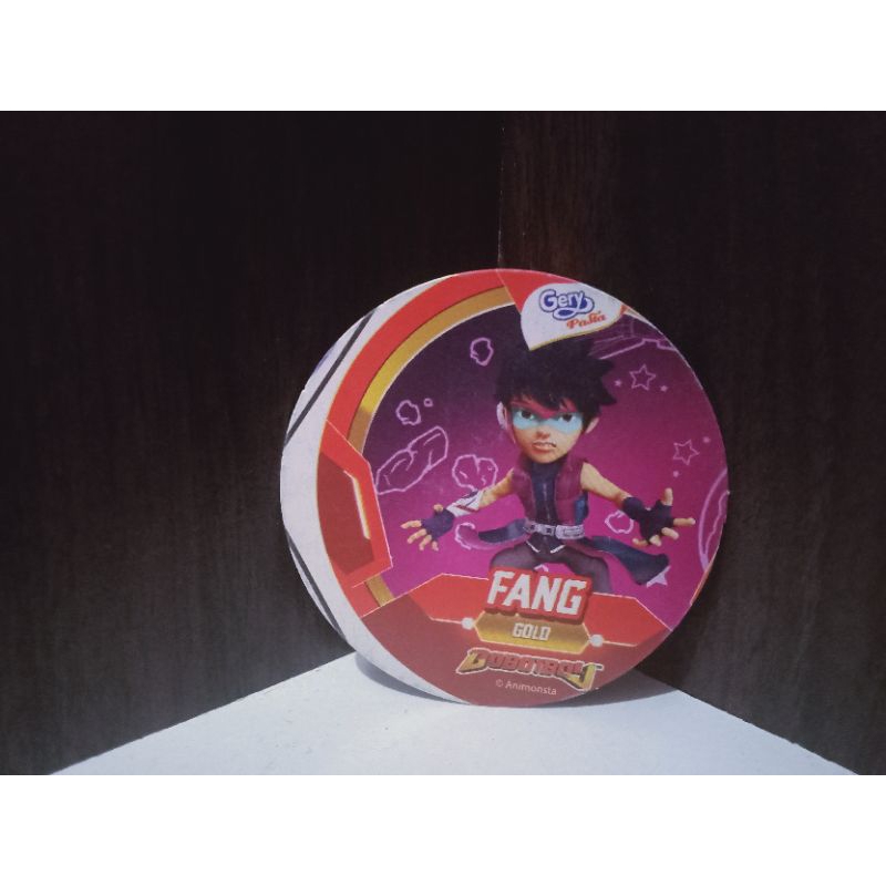 KARTU MEDALLION GERY BOBOIBOY BATTLE DECK MISSCUT [GOLD •FANG•]