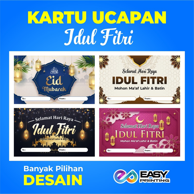 

kartu/stiker idul fitri ( isi 20 pcs)