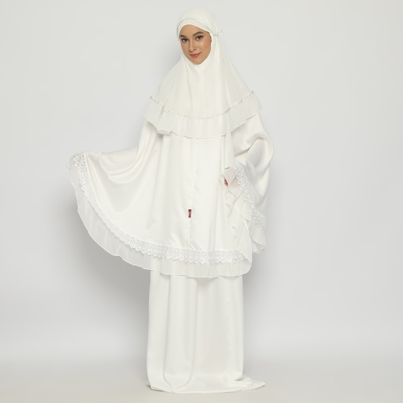 TATUIS Nova 037 Mukena Premium Prayer Set Putih