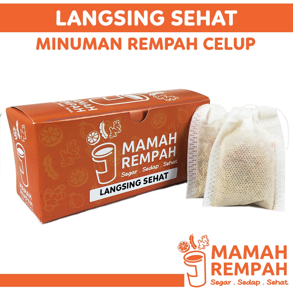 

Teh Celup Rempah Jamu Langsing Sehat Ramuan Asli Herbal Minuman Kesehatan Tea Bag Seduh Tradisional