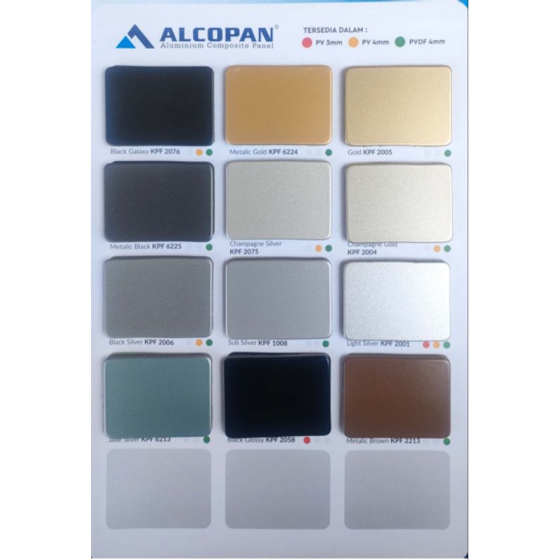 ACP Exterior Outdoor Almunium Composite Panel ALCOPAN 4mm