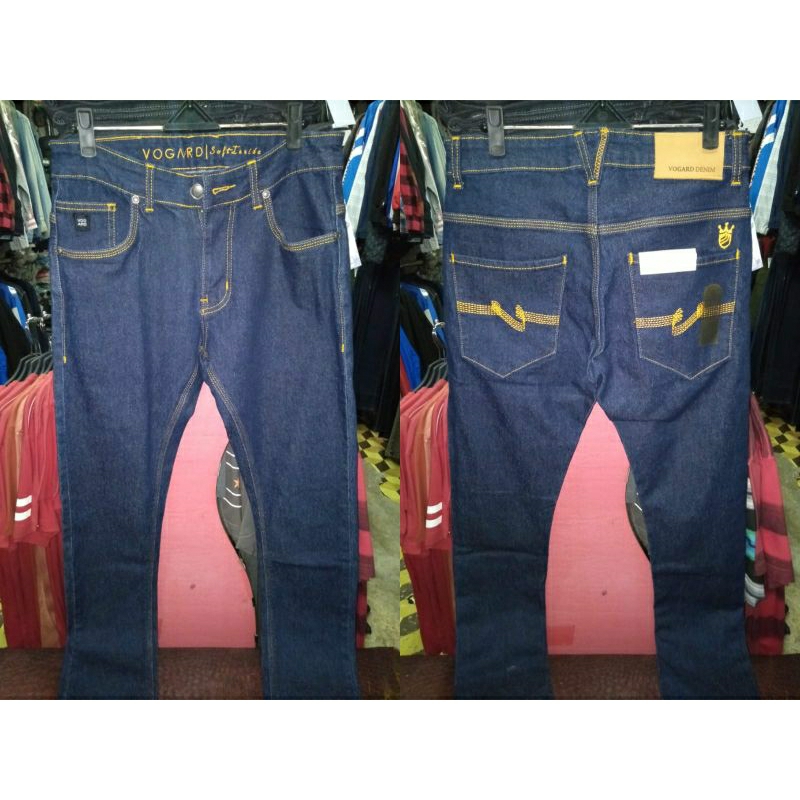 LP JEANS NAVY I VOGARD ORIGINAL (Bahan Melar)