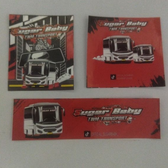 

stiker paket Sugar Baby 3 pcs anti air