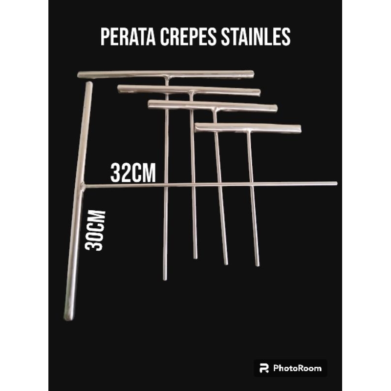 Perata loyang crepes stainles untuk loyang 25cm - 40cm