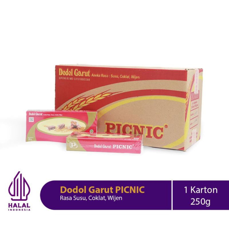 

DODOL PICNIC KHAS GARUT 1CRTN ( @250GR X 24PACK )