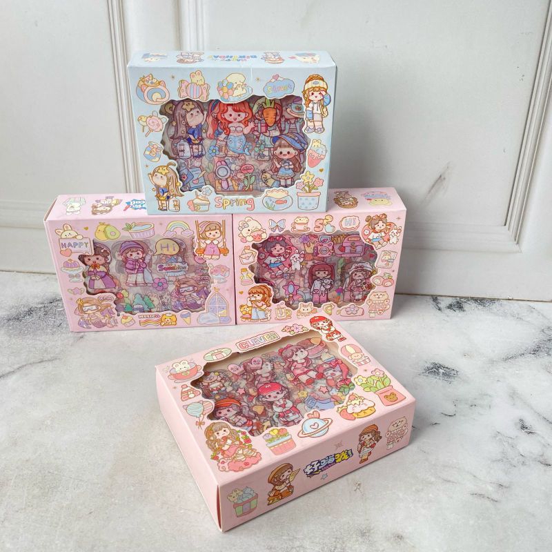 

Stiker Sz-200 Isi 8 Lembar Stiker Momo Cwe Korean Fancy Girl Stiker Murah