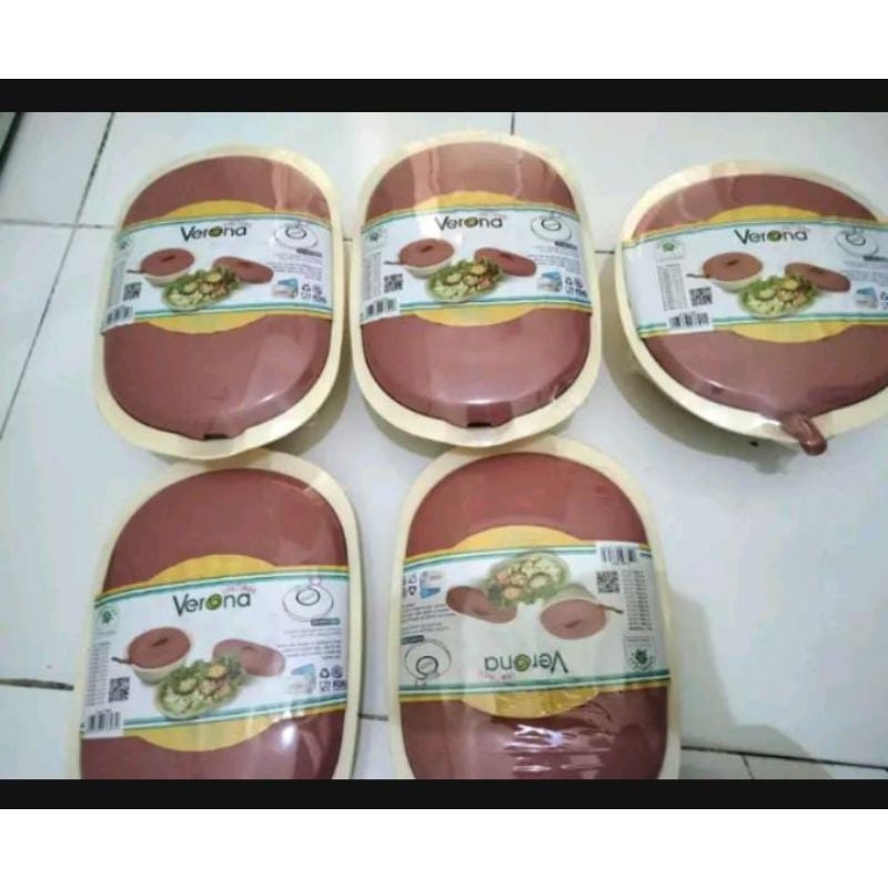 Wadah saji Verona gading Salem set 5pcs wadah saji