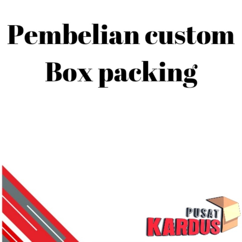 

kardus custom 7x7x30 tebal gsm 150