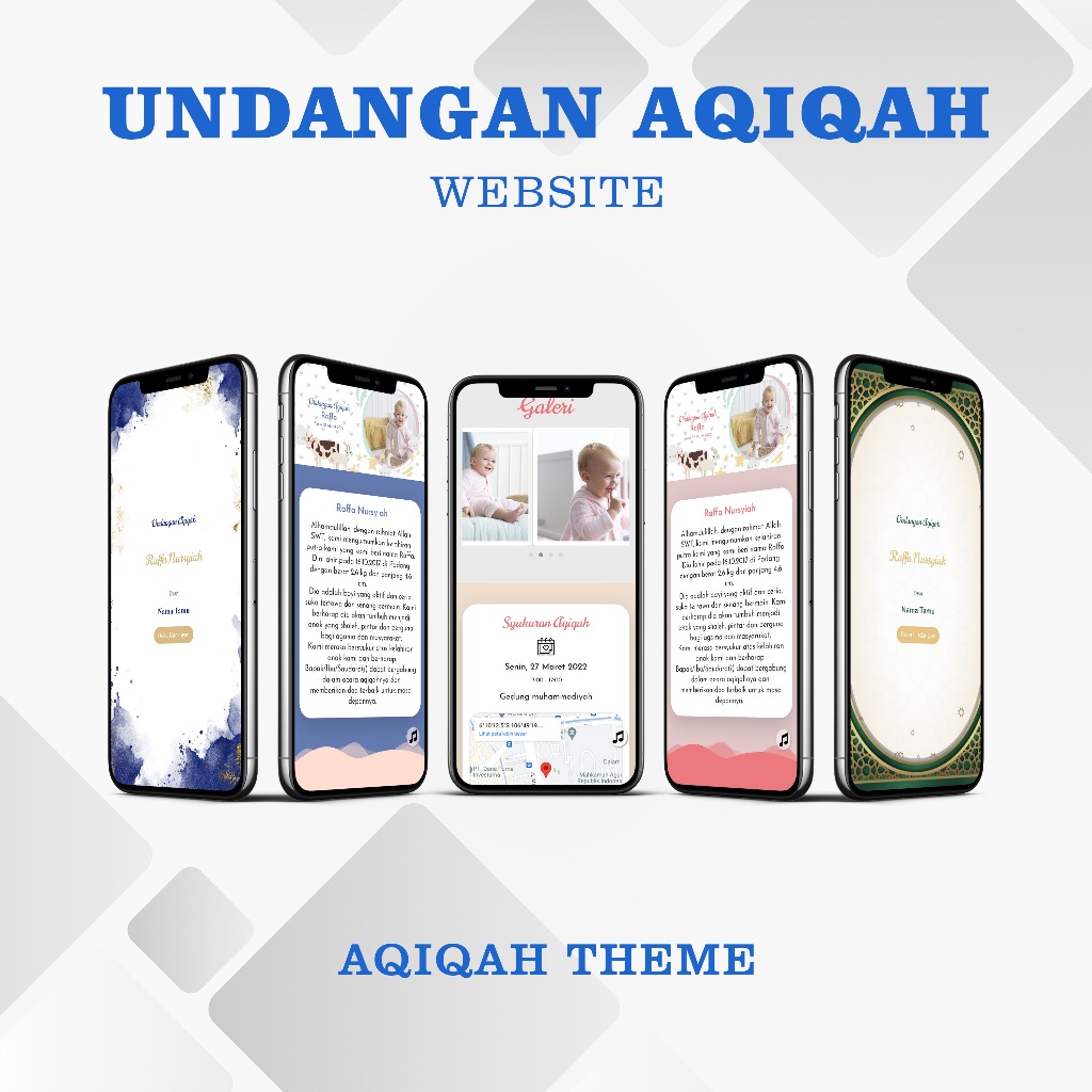 Undangan Aqiqah Website Digital