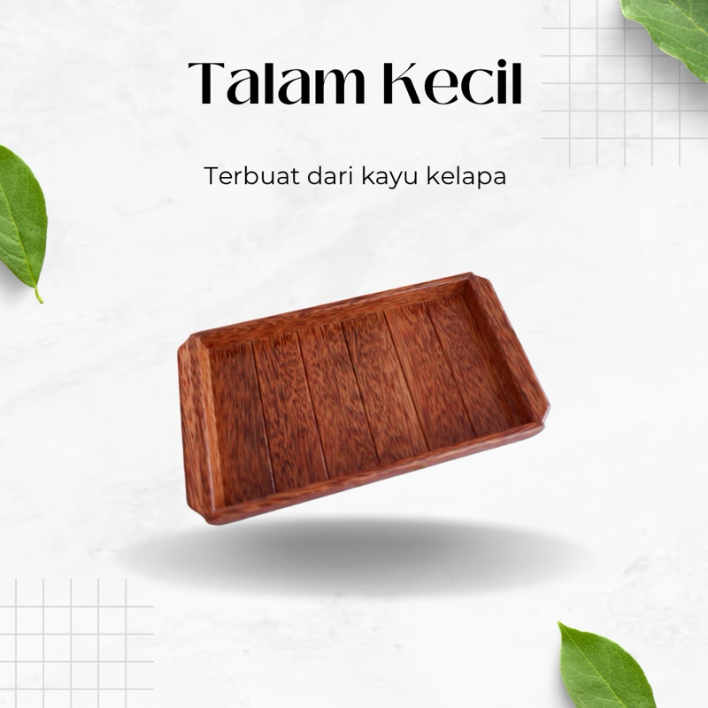 Talam Kayu Kelapa/Nampan Makanan
