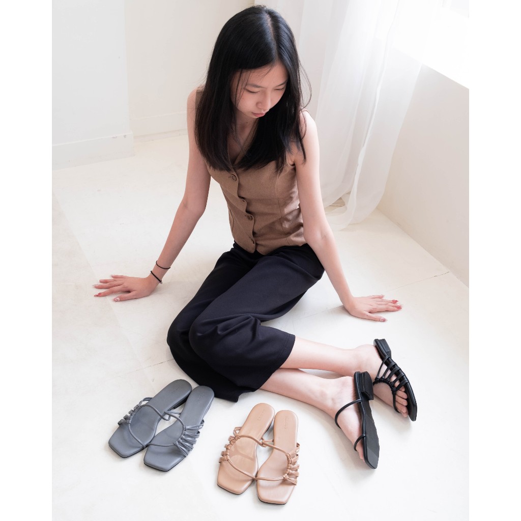 KAERI - HURLEY Sandal Wanita - Flats Sandal Teplek