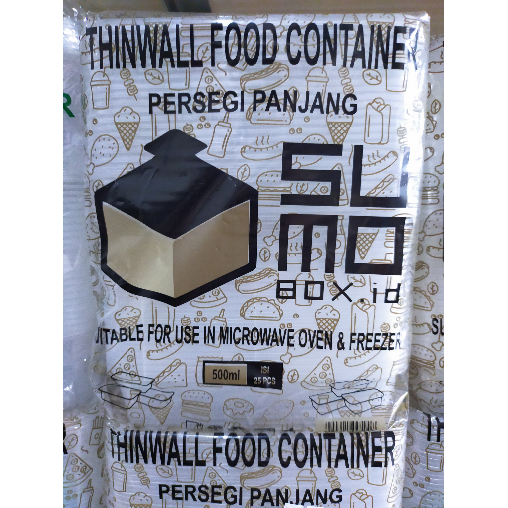Thinwall SUMO 500 ML (25 pcs) / Cup Plastik SUMO 650 ML / Mangkok Plastik