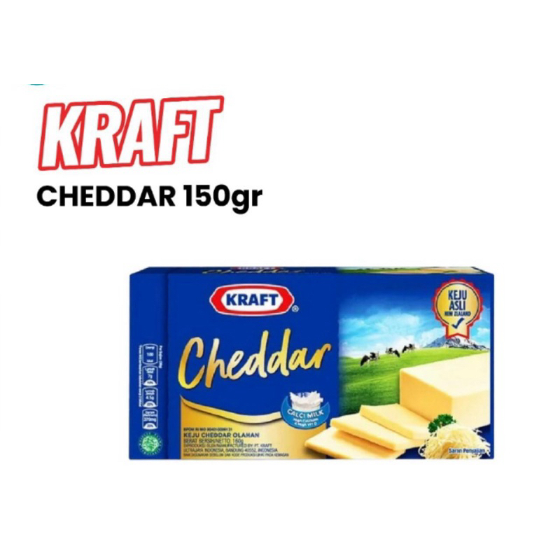 

Keju Kraft Cheddar 150gr