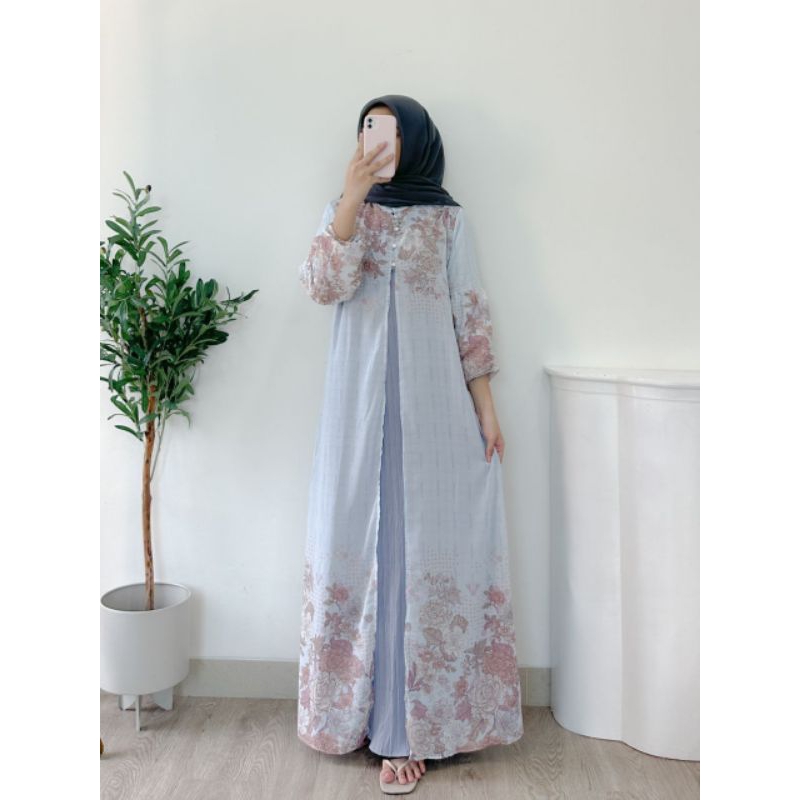 SHENINA MAXI DRESS -gamis inner dan outer terpisah-